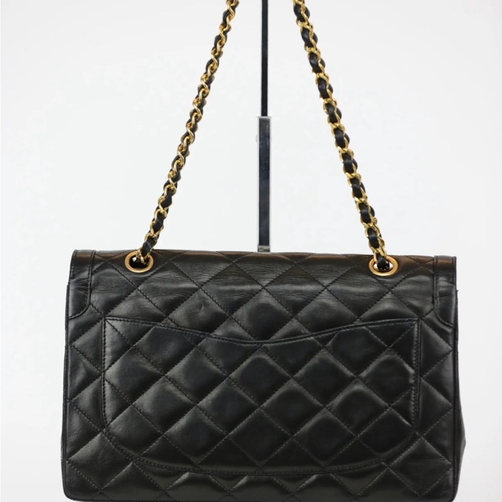 💯💎Authentic 💎CHANEL Paris Limited Edition Lambskinn Double Flap - Picture 4 of 14